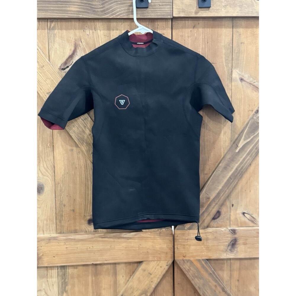 Vissla Women's Size Small Black Wetsuit Top Short Sleeve